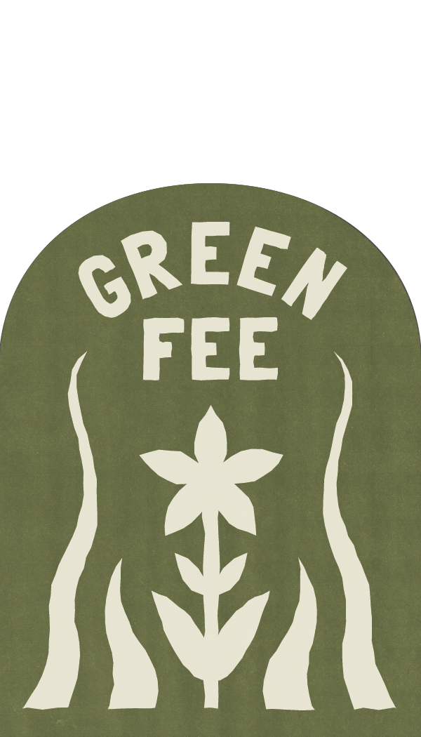 Proposed Business Card (Back) with First Draft Green Fee Logo