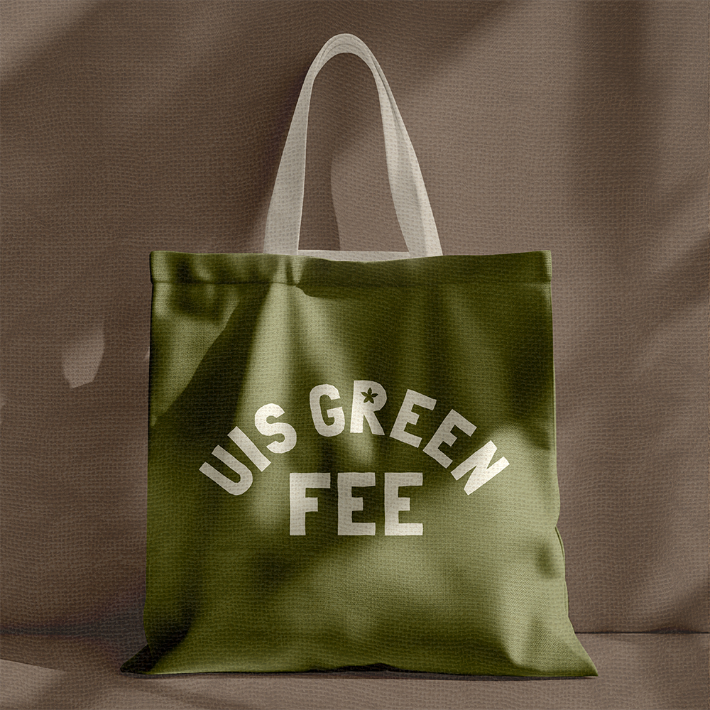Proposed Totebag with Approved Green Fee Logomark